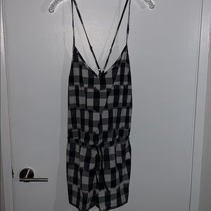 OBEY Gingham Romper NEVER WORN